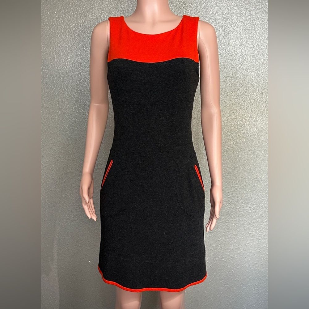 Anthroplogie Yoana Baraschi Contrast trimmed color block Dress